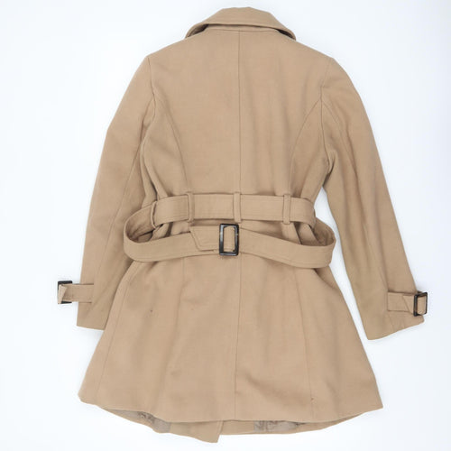 Dorothy Perkins Women’s Beige Belted Trench Coat Size 14