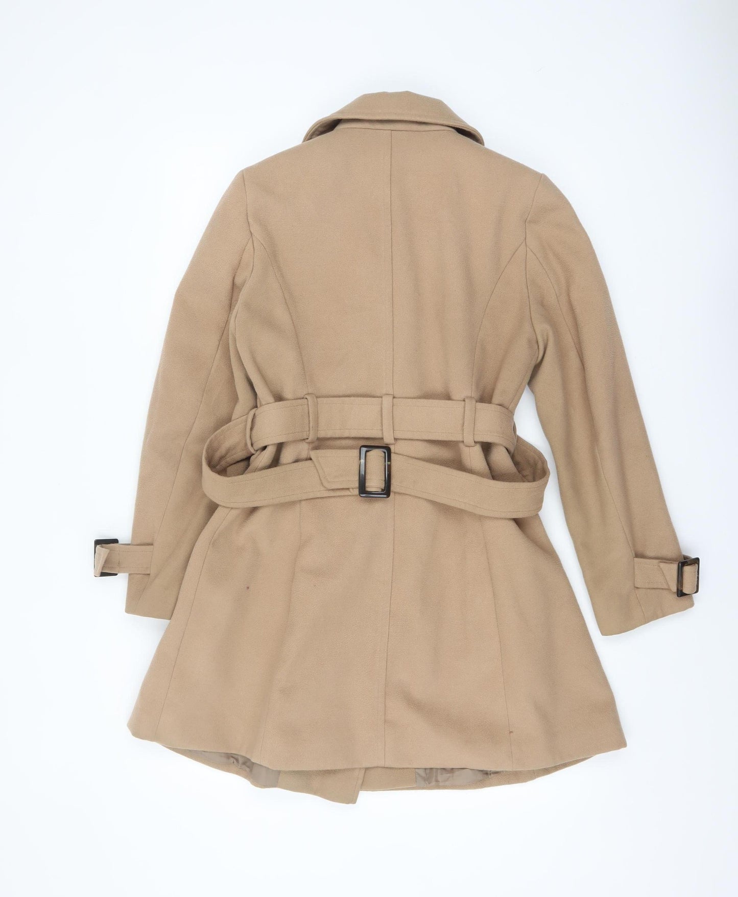 Dorothy Perkins Women’s Beige Belted Trench Coat Size 14