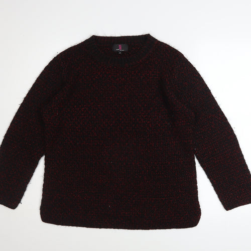Simon Jeffrey Womens Multicoloured M Chunky Knit Long Sleeve Pullover Jumper
