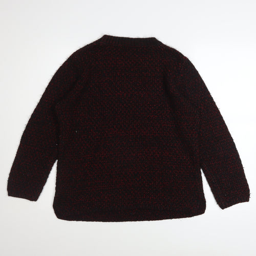 Simon Jeffrey Womens Multicoloured M Chunky Knit Long Sleeve Pullover Jumper