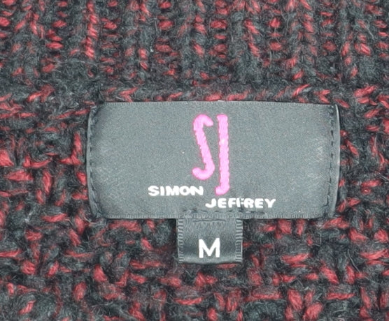 Simon Jeffrey Womens Multicoloured M Chunky Knit Long Sleeve Pullover Jumper