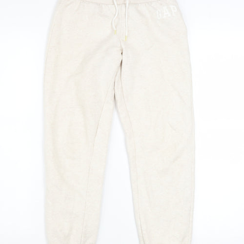 GAP Girls Beige Jogger Sweatpants Size 10 Years Cotton Blend Activewear