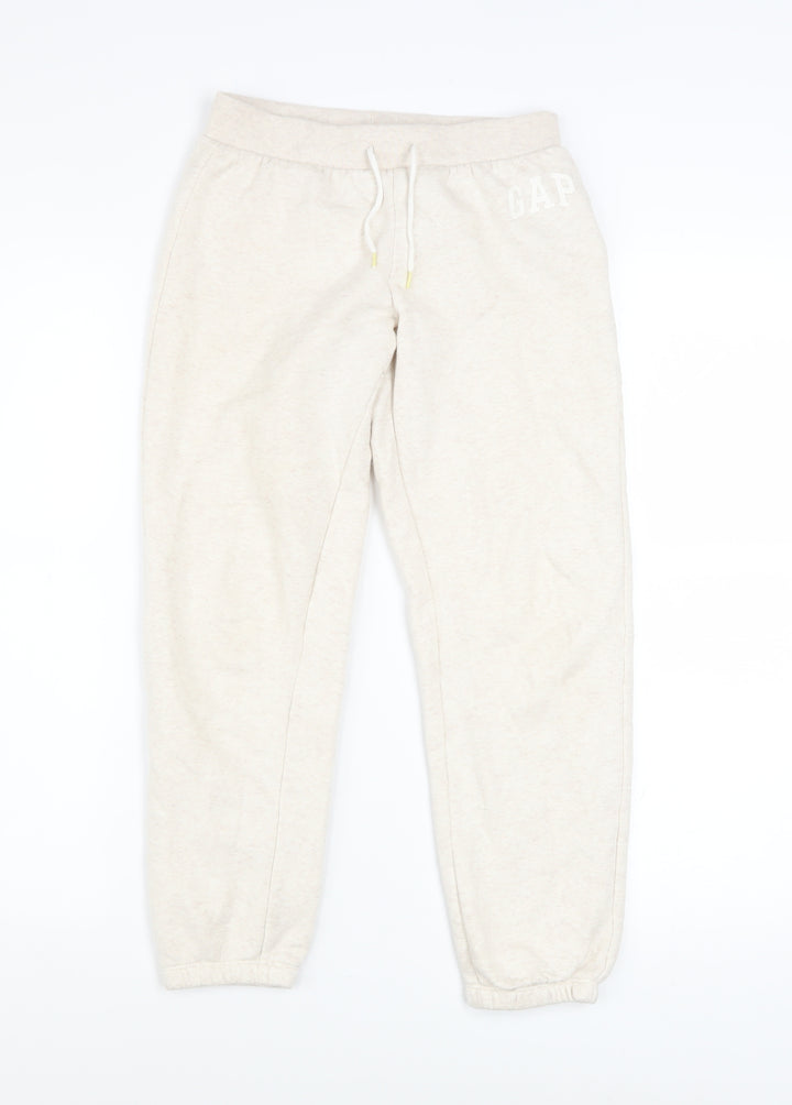 GAP Girls Beige Jogger Sweatpants Size 10 Years Cotton Blend Activewear