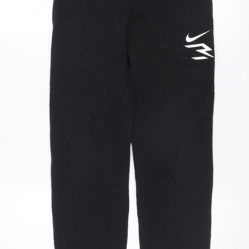 Nike 3 Brand Boys Black Jogger Sweatpants 10-12 Years Cotton Blend