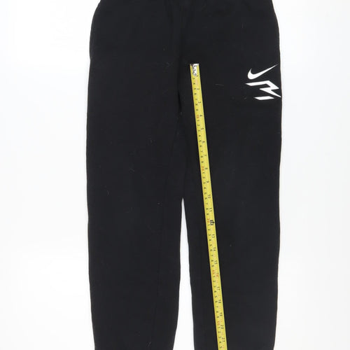 Nike 3 Brand Boys Black Jogger Sweatpants 10-12 Years Cotton Blend