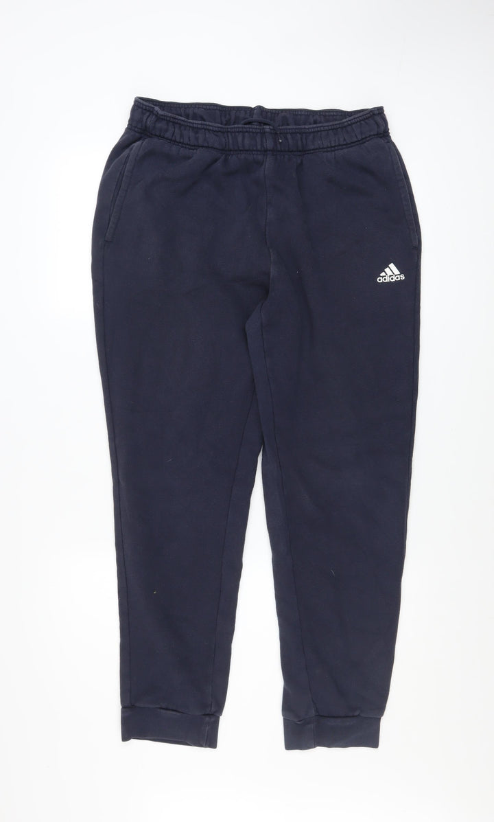 Adidas Men’s Blue 2XL Jogger Sweatpants Fleece Comfort Tapered Activewear