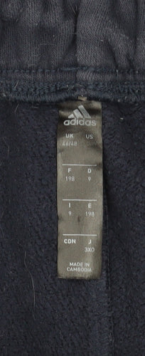 Adidas Men’s Blue 2XL Jogger Sweatpants Fleece Comfort Tapered Activewear