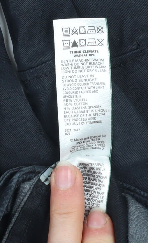 Marks and Spencer Women’s Black Size 8 Cargo Trousers