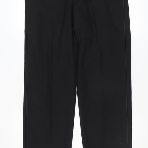 Marks and Spencer Mens Black 32in Regular Fit Dress Pants