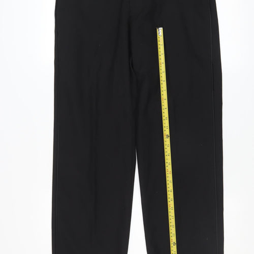 Marks and Spencer Mens Black 32in Regular Fit Dress Pants