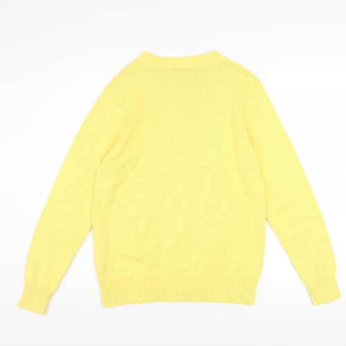 Damart Women Yellow Size 10 Full Zip Cotton Basic Jacket