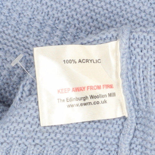 ISLE Collection Women’s Blue Roll Neck Knit Jumper Size M