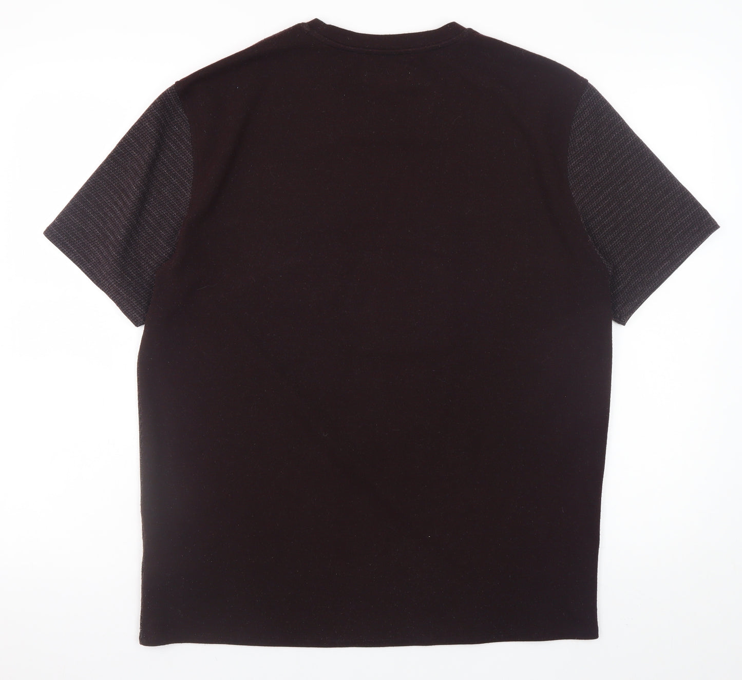 Reiss Nineteen Seventy-One Men's Black Short Sleeve Crew Neck T-Shirt L