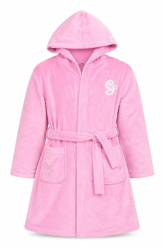 Marks and Spencer Girls Pink Wicked Glinda Robe 11-12 Years Hooded Belted