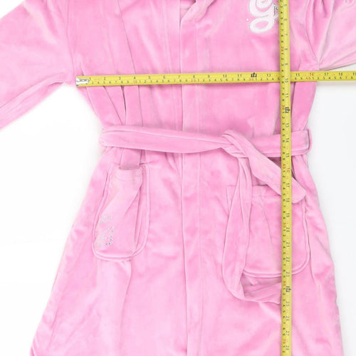 Marks and Spencer Girls Pink Wicked Glinda Robe 11-12 Years Hooded Belted