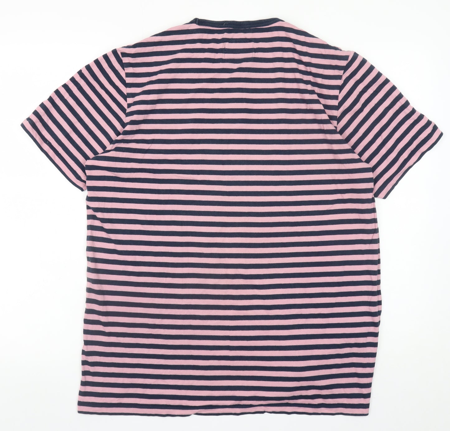 Albam Women’s Multicoloured Striped Cotton T-Shirt L