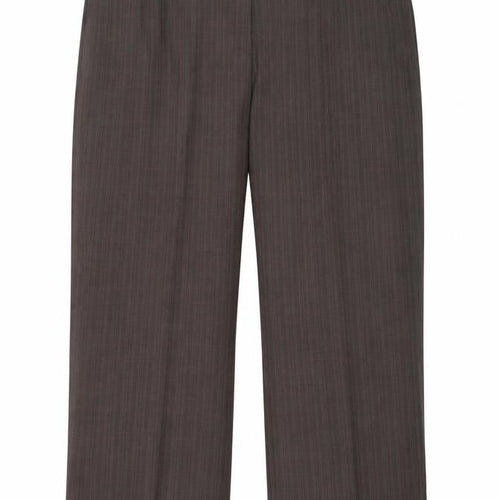 Marks and Spencer Women Brown Pinstripe Dress Pants Size 28 Regular