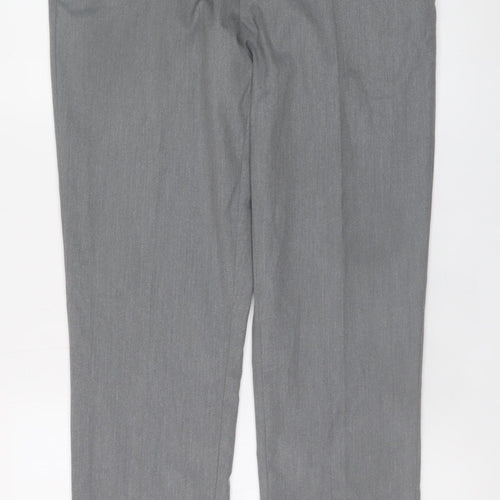 River Island Men's Grey Slim Fit Dress Pants 34R