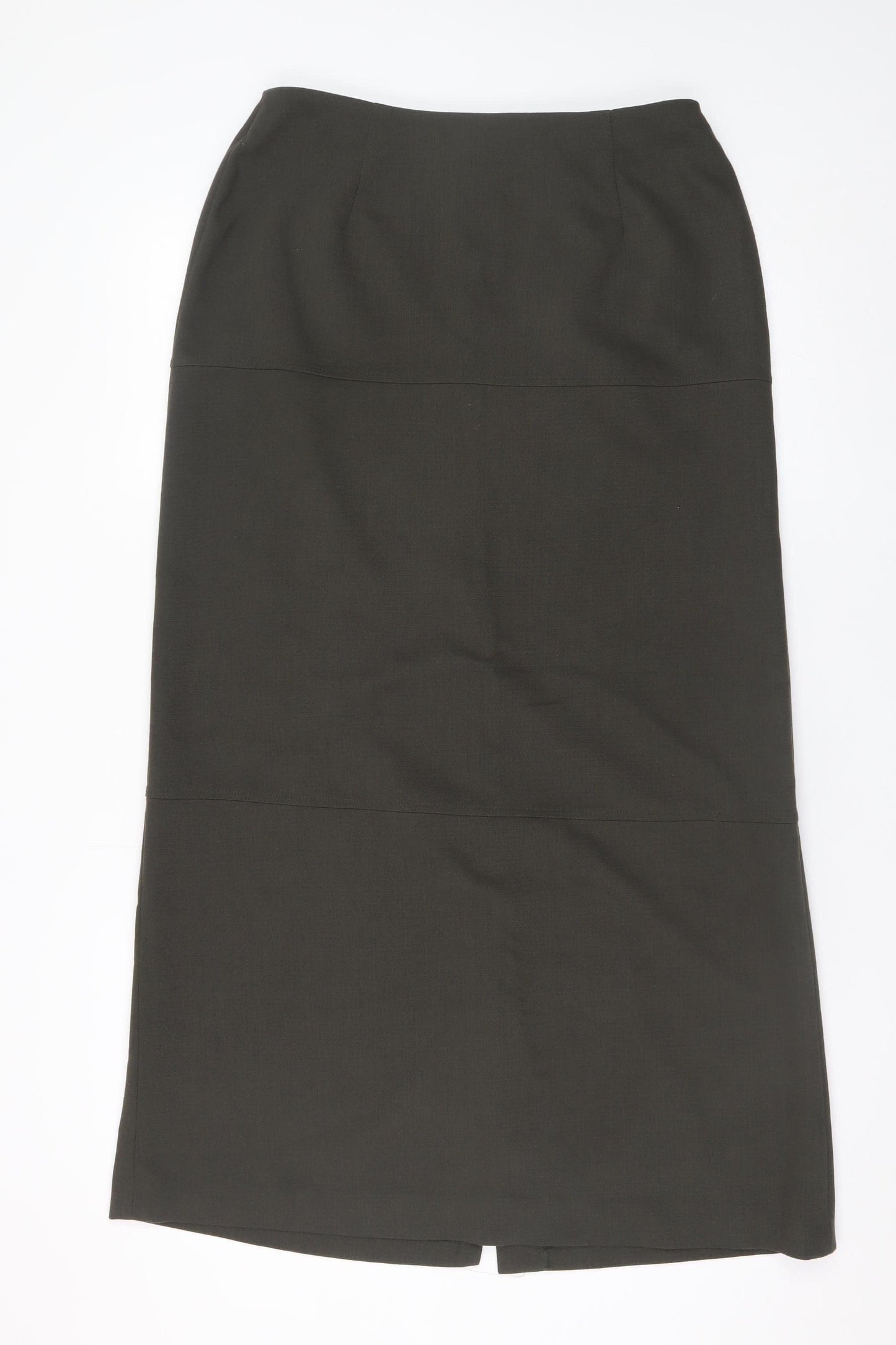 Monsoon Women Brown Midi Pencil Skirt UK 12 Workwear Lined