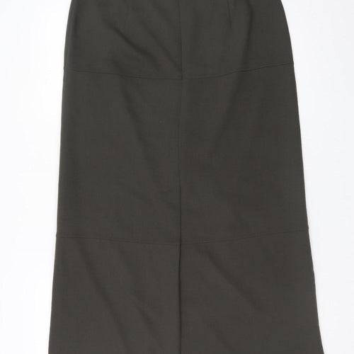 Monsoon Women Brown Midi Pencil Skirt UK 12 Workwear Lined