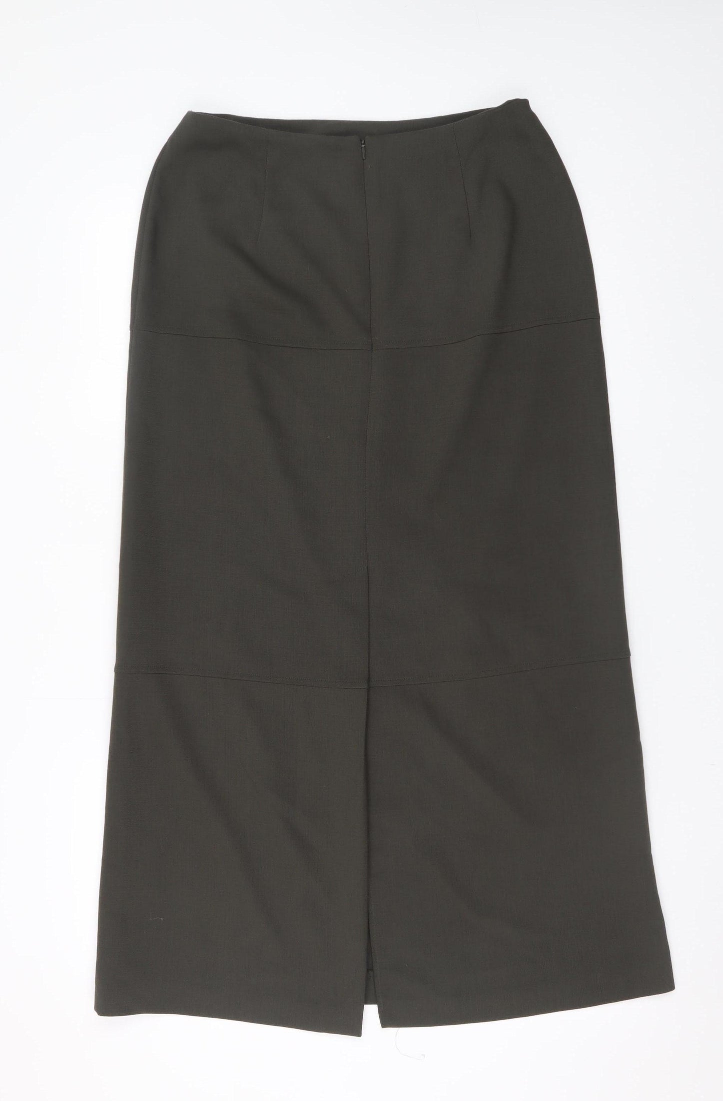 Monsoon Women Brown Midi Pencil Skirt UK 12 Workwear Lined