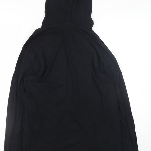 Diesel Men’s Black Hoodie Medium Pullover Logo Cotton Casual Sweatshirt