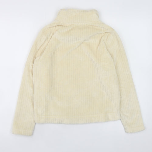Regatta Girls Beige Fleece Roll Neck Pullover Sweatshirt 11-12 Years