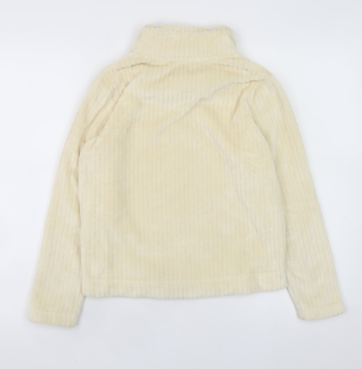 Regatta Girls Beige Fleece Roll Neck Pullover Sweatshirt 11-12 Years
