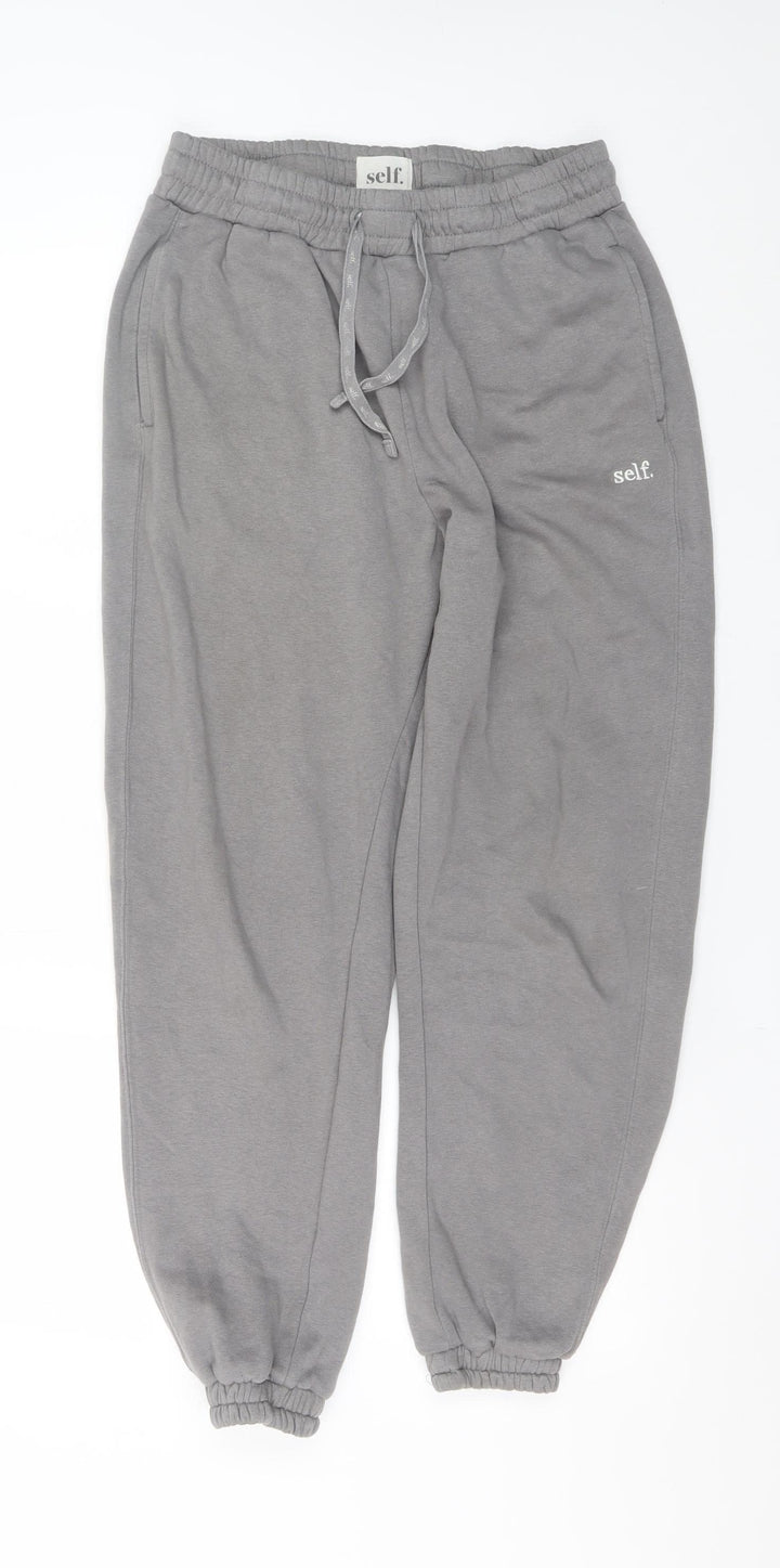 Next Men Grey Jogger Sweatpants Size S Regular Fit Elastic Waist
