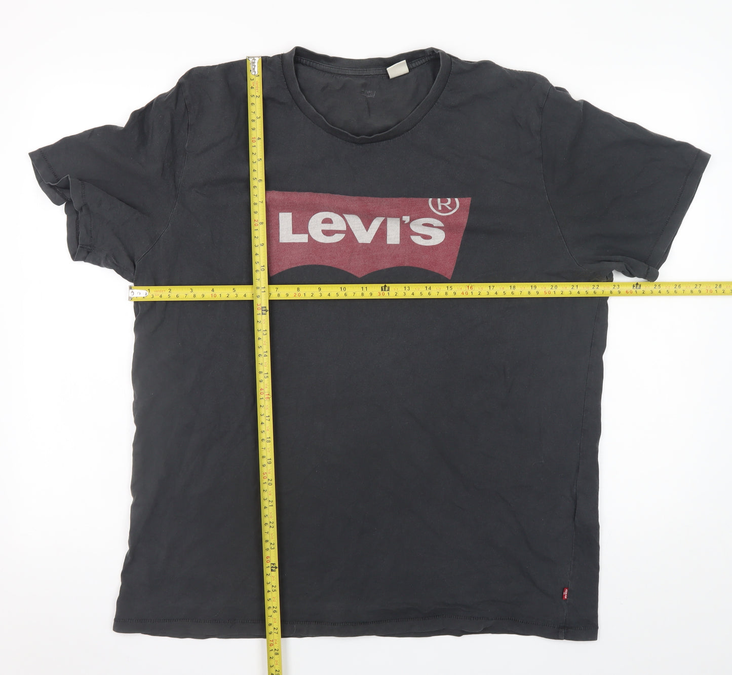 Levi's Men's Black XL Logo Graphic Cotton T-Shirt
