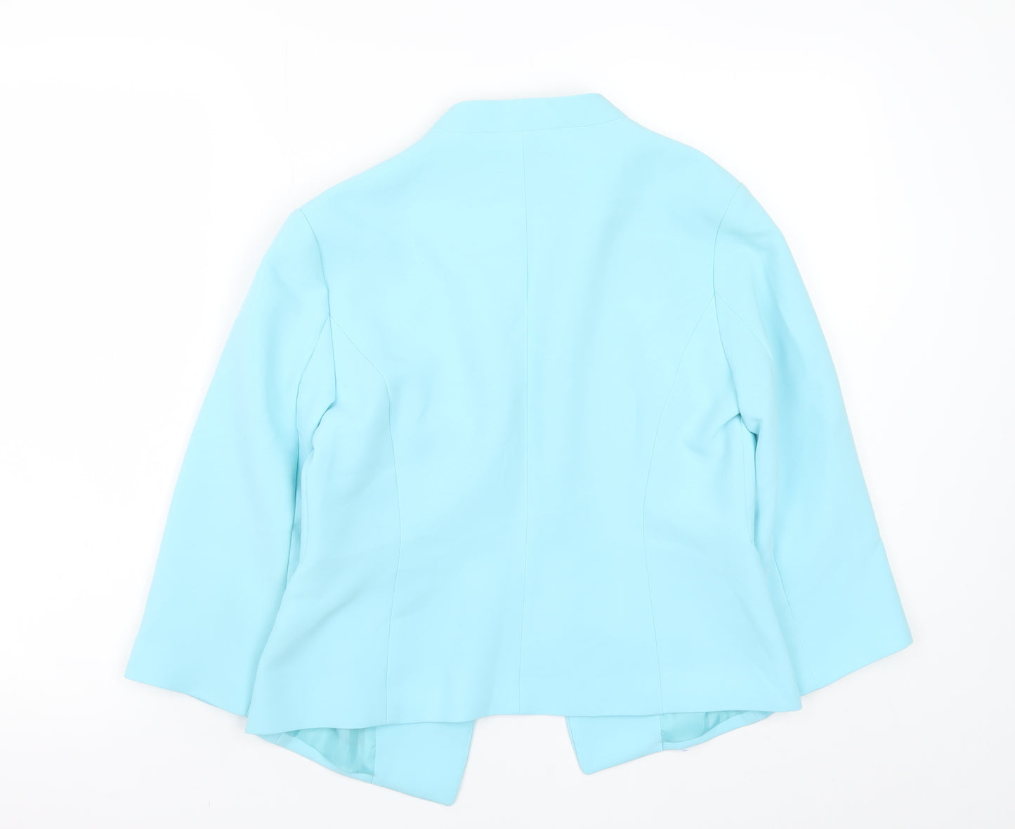 Atmosphere Women Blue Size 10 Tailored Shawl Collar Blazer