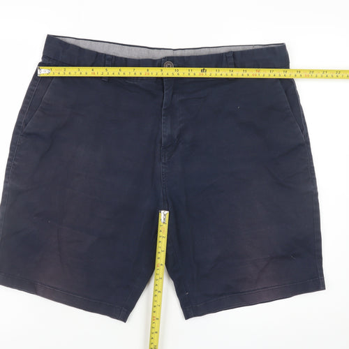 Next Men’s Navy Blue Chino Shorts Size 36 Regular Fit Cotton