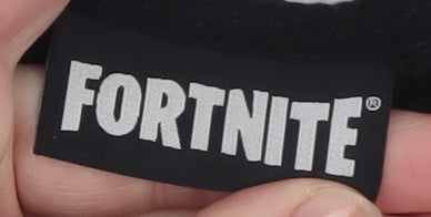 Fortnite Boys Black Fleece Hooded Robe One Size Winter Nightwear