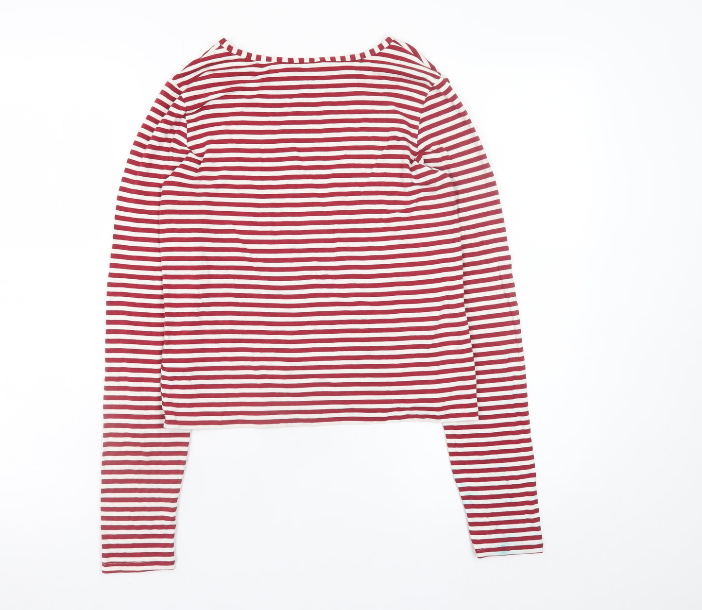 Miss E-Vie Girls Red Striped Sequin Reindeer Long Sleeve T-Shirt 13-14 Years