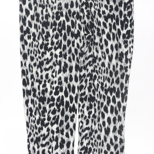 Poof! Womens Multicoloured Animal Print Capri Leggings L
