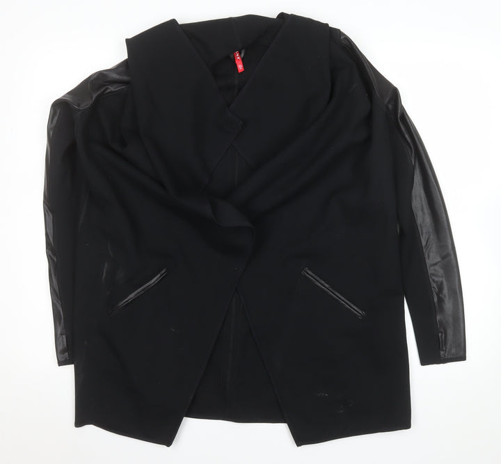 Spanx Womens Black Slim Fit Mid-Length Blazer Jacket Size 8