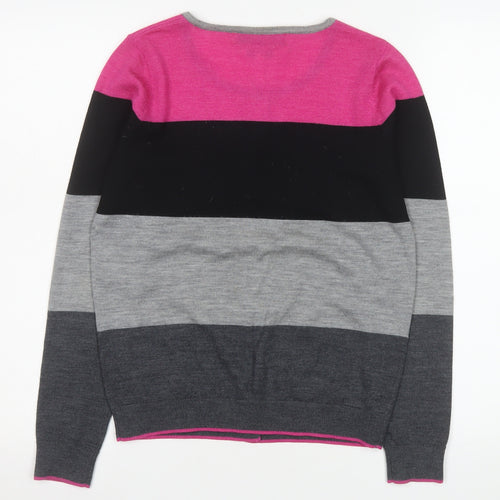 Clements Ribeiro Women’s Multicoloured Merino Wool Cardigan Size 10