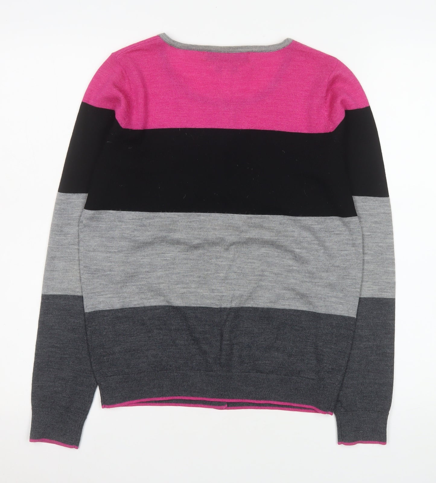 Clements Ribeiro Women’s Multicoloured Merino Wool Cardigan Size 10