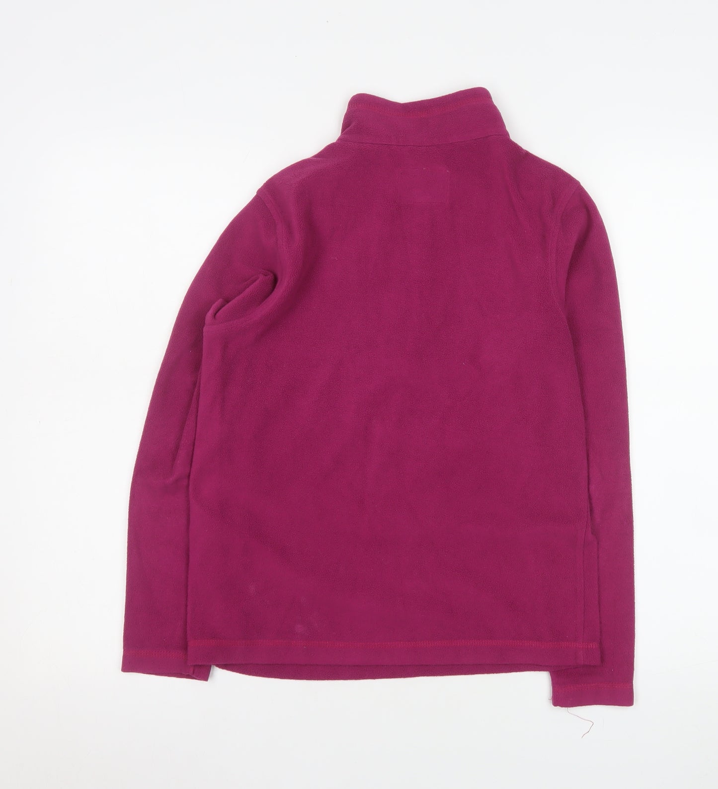 Regatta Girls Pink Fleece 1/4 Zip Pullover Sweatshirt Size 13 Years