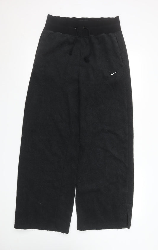 Nike Men's Black Fleece Sweatpants S Regular Fit Athletic Trousers