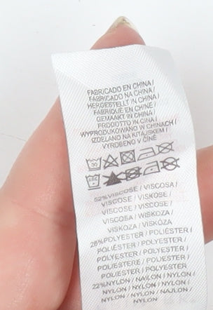 Primark Women's Black Roll Neck Slim Fit Jumper Size S 10-12