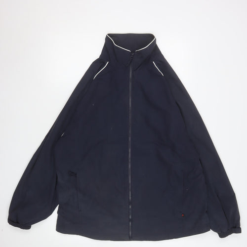 Trutex Sport Men's Blue XL Basic Full Zip Jacket with Pockets