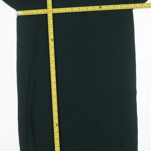 Tu Women Green Size 10 Shift Knit Knee Length Dress