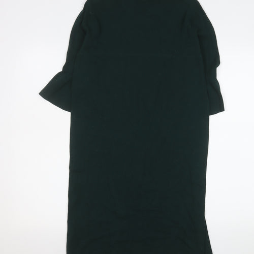 Tu Women Green Size 10 Shift Knit Knee Length Dress
