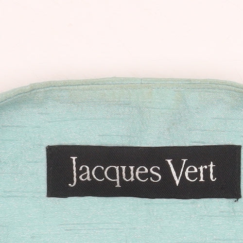 Jacques Vert Women Aqua Blue Jacket UK 20 Polyester Lined Tailored Blazer