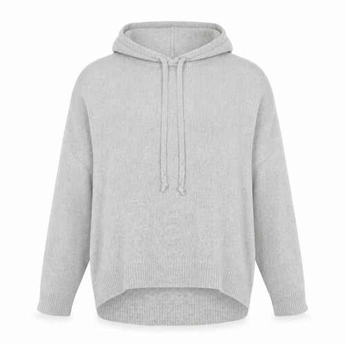 H&M L.O.G.G. Mens Grey Hooded Knit Pullover Jumper XS