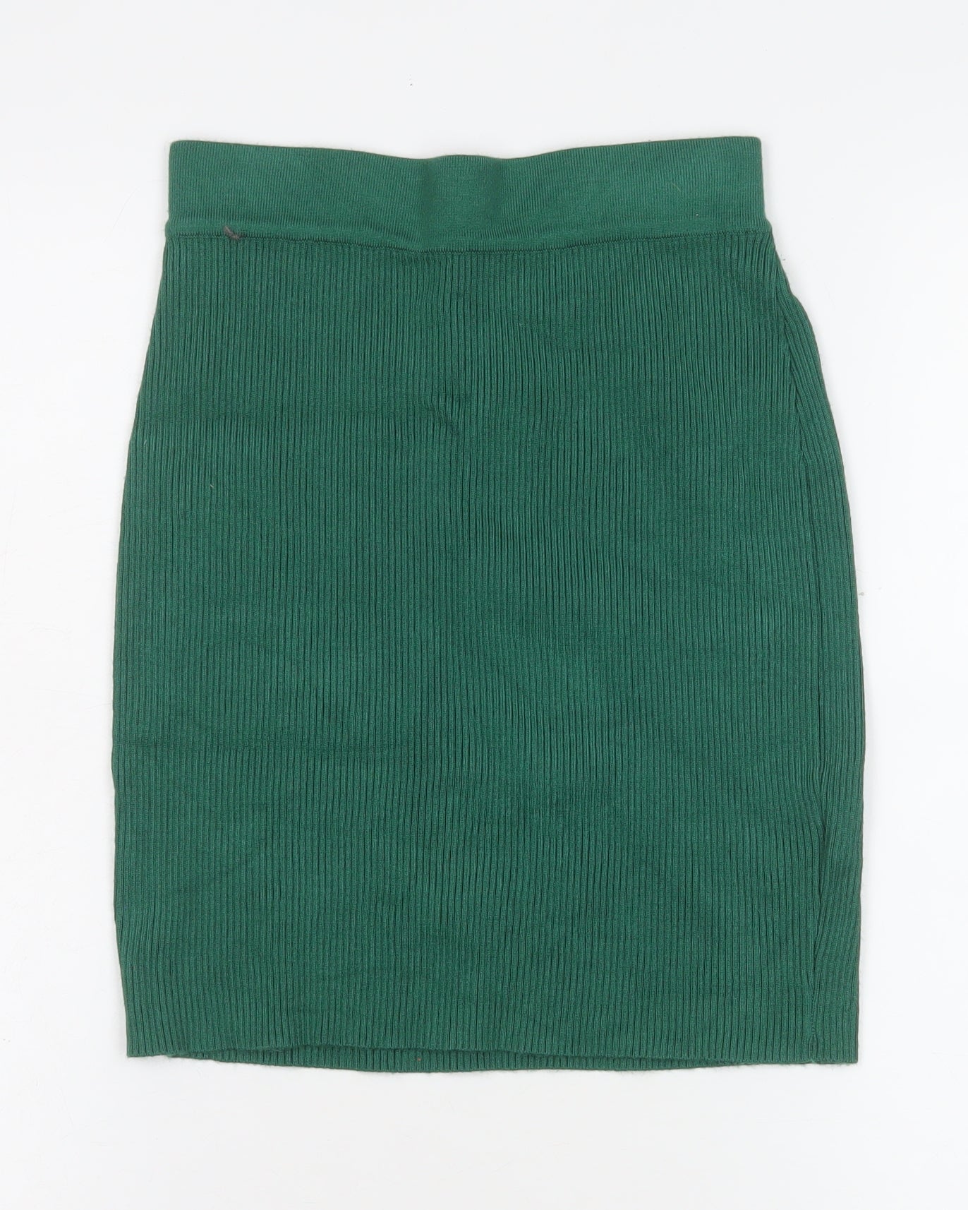 Sorelle UK Women’s Green Ribbed Knit Pencil Skirt Size S