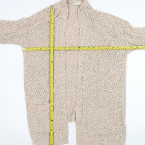 Jolie & Joy Womens Beige Chunky Knit Longline Cardigan XL