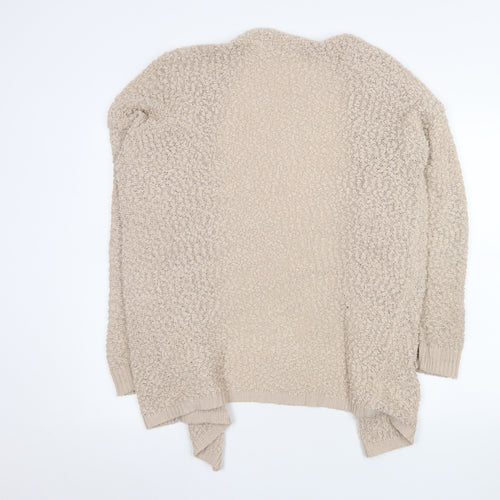 Jolie & Joy Womens Beige Chunky Knit Longline Cardigan XL