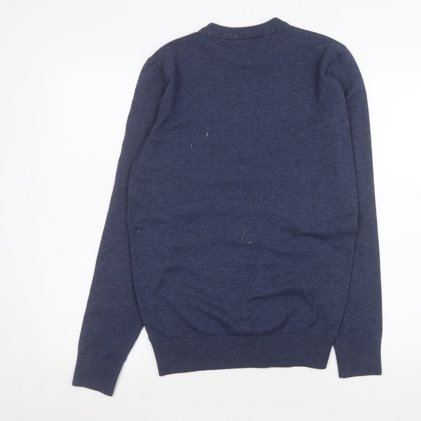 Primark Men's Blue Small Crew Neck Knit Jumper